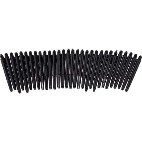 Set of 30 Nylon Dart Shafts Medium 43mm 2BA Screw Thread - Durable and