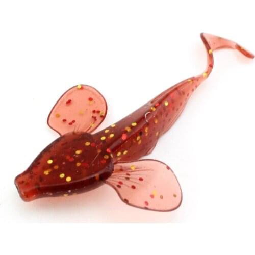 6pcs 80mm 4.5g Swimbaits Life-like Fishing Worms artificial soft Bass Lure flying fish Soft bait Sea fishing fish lure