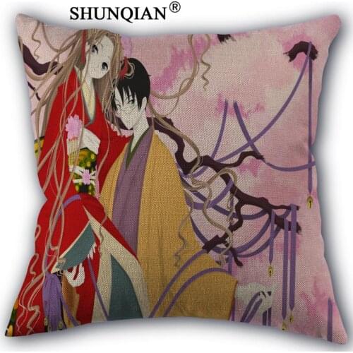 New Arrival anime Custom cotton Pillowcases zipper Custom Pillow Case More Size Custom your image gift
