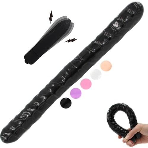 YEMA Double Dong Realistic Dildo&Mini Vibrator Dual Fake Penis Vibrators for Women Dildos for Lesbian Adult Sex Toys
