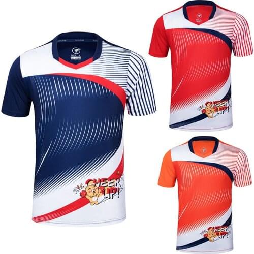 New Women Badminton Shirts Sports shirts Ment,Quick Dry Breathable Table Tennis shirts,Fitness Training Shirts, Running shirts
