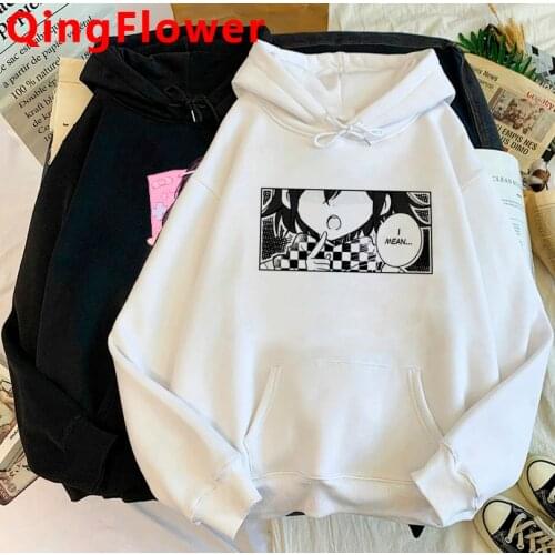 Hot Japanese Anime Danganronpa Hoodies Men Kawaii Hip Hop 90s Harajuku Nagito Komaeda Streetwear Ouma Kokichi Sweatshirts Male