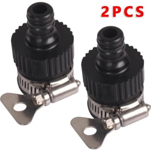 2PC Universal Tap Connector Garden Irrigation Water Faucet Hose Pipe Connector Mixer Kitchen Bath Adapter Water Gun Quick Nipple
