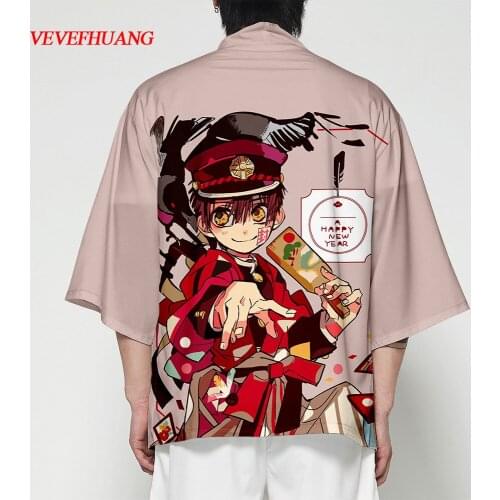 VEVEFHAUNG Anime jibaku shounen hanako kun Cosplay Costumes Cloak Coat Cape Outfit Casual Streetwear Harajuku 3D Anime Toilet
