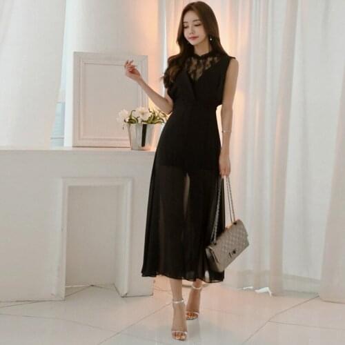 Big Size Beach Dress Women Sleeveless Sheath Bodycon Bandage Dress Summer 2021Women High Split Evening Party Dress for Women