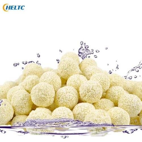 10pcs Bacteria Material Yellow Ceramic Ball Bio Porous Filter Media Net Bag Biological Aquarium Filter Nitrifying