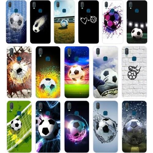 329FG football with water gift Soft Silicone Tpu Cover phone Case for VIVO Y3 Y11 Y12 Y15 Y17 Neo Pro Case