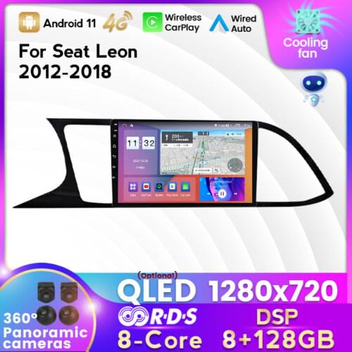 MEKEDE 1280X720 6G+128G Android 10 For Seat Leon 3 2012 - 2020 Car Radio Multimedia Video Player Navigation GPS 2 din dvd