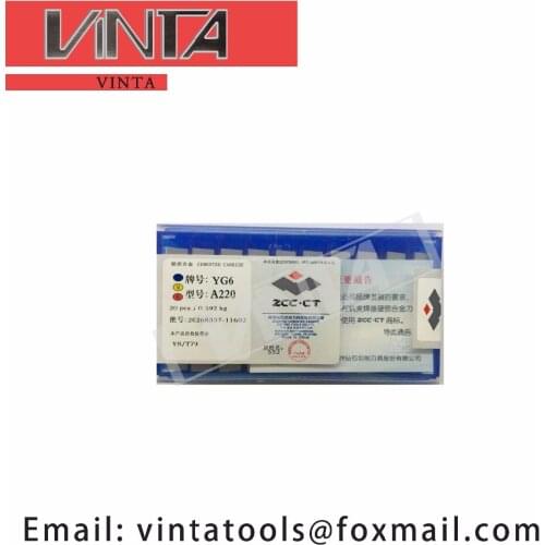 Free shipping high quality 20pcs/lots A220 YG6/ YG8/ YW1/ YW2/ YT5/ YT14/ YT15 cnc caibide welding inserts