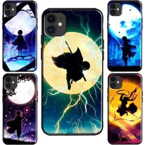 Demon Slayer Kimetsu no yaiba Case For iPhone 11 Pro Max XS X XR 6S 7 8 Plus SE 2020 For iPhone 12 Pro Max mini Coque