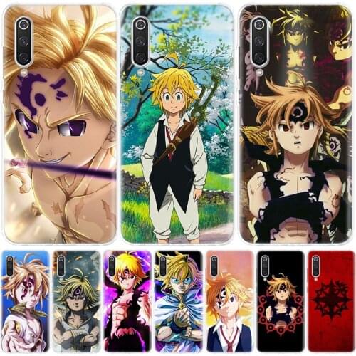 Seven Deadly Sins Meliodas Silicon Phone Case For Xiaomi Redmi Note 10 9 8 9S 8T 7 6 5 6A 7A 8A 9A 9C Pro Customized Cover Coque