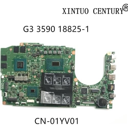 CN-01YV01 01YV01 1YV01 18825-1 For Dell G3 3590 Laptop Motherboard W/ N18P-G0-MP-A1 GTX1650 GPU I5-9300H CPU 100% tested working