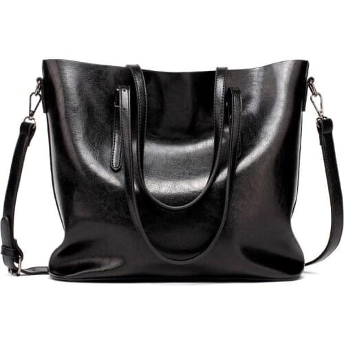 Ladies Office Messenger Bag for Women Concise Soft Pu Women Shoulder Bags Retro Large Handbags Female Casual High Quality Totes