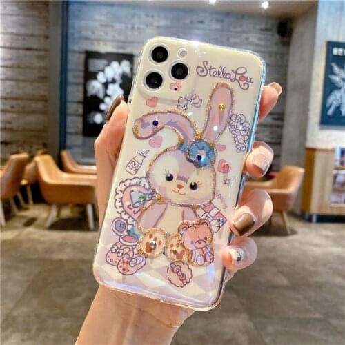 Disney ballet rabbit is suitable for iphone 11 12promax mobile phone case iPhonexsmax xr 7 8p iphone 11 pro max cases for women
