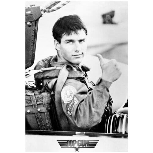 Home Decor Top Gun - Thumbs Up-Silk Art Poster Wall Sticker Decoration Gift