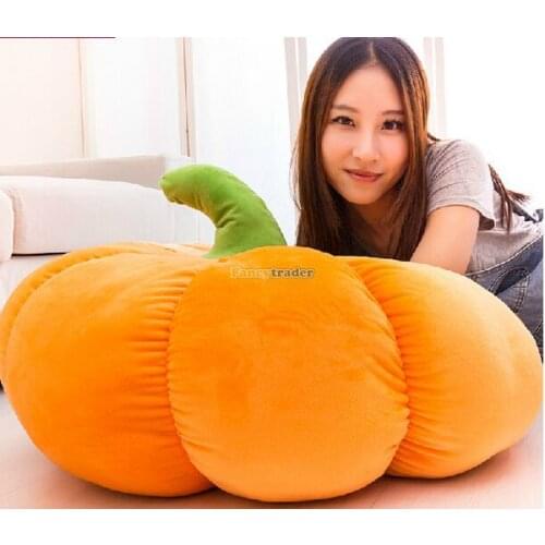 Fancytrader Hot Sale 28'' / 70cm Lovely Giant Stuffed Pumpkin Toy, Gift for kids and Halloween Decoration, Free Shipping FT50047