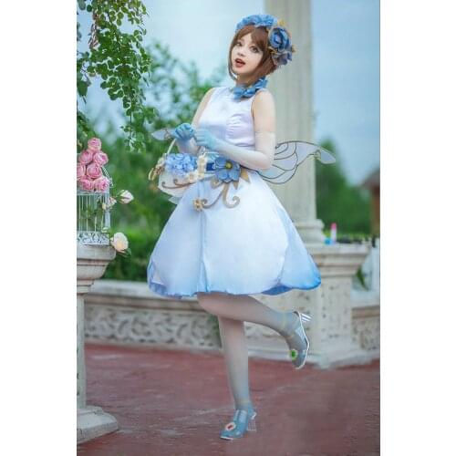 Game Identity V Gardener Emma Woods Fairy Dress Cute Uniforms Cosplay Costume Halloween Party Suits Women Outfits Custom Made