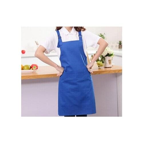 Custom fashion Cotton Apron chef kitchen coffee shop Manicure waterproof overalls made