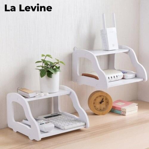 Wall Hanging Shelf Organizer Industrial Decor Plates Storage Rack Kitchen Storage Bathroom Accessories Shelves WPC Board Shelf