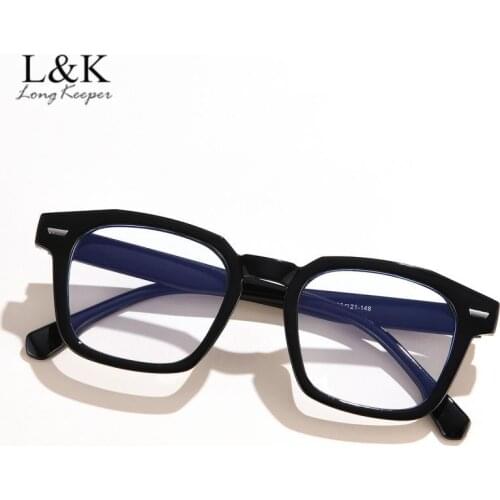 Anti Blue Light Blocking Glasses Frames Men Women Square Decoration Eyewear Computer Eyeglasses Gaming Goggles Lunette Frame