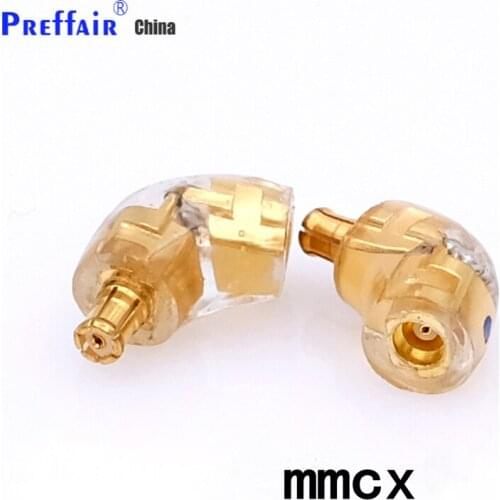Haldane Pair Headphone Plug for ER4SR ER4XR ER2XR ER2SE ER3XR ER3SE MMCX Male to MMCX Female Converter Adapter