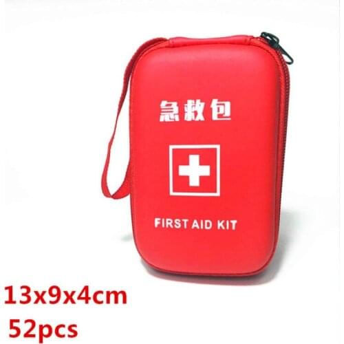 PU Waterproof EVA Portable First Aid Kit Bag with 52pcs of High Quality Emergency Material for Any Outdoor Application OSHA Cert