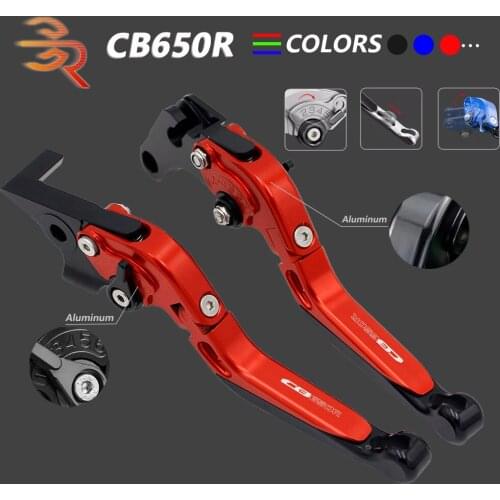 Motorcycle Brake Clutch Levers CNC Aluminum Adjustable Folding Accessories Equipments Parts For Honda CB650R CB 650 R 2019