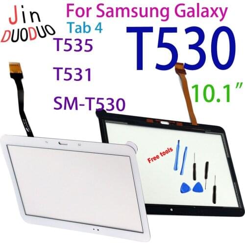 For Samsung Galaxy Tab 4 10.1 T530 T535 T531 SM-T530 Touch Screen Tablet Digitizer Glass Sensor Panel Replacement