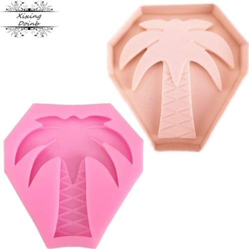 DIY tree shape silicone mold soft candy mold cake decorating tool Chocolate Mold