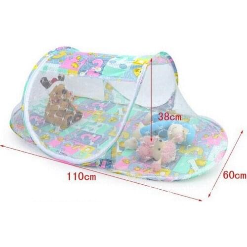 Foldable Baby bed curtain Mosquito Net Babies Cradle bed curtain Infant Sleeping Crib Netting Mosquito Netting Girl Boys Q