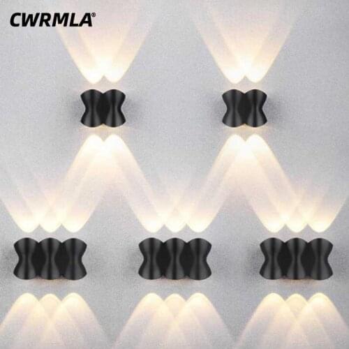 Modern Outdoor Waterproof Wall lamps Balcony Living Room TV Background Wall Sconce Bedroom Decoration Aluminum Wall Lights