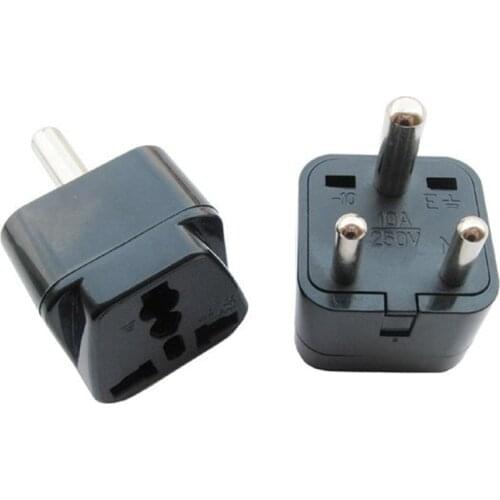 Universal UK/US/EU/AU to Small South Africa 3 pin Travel Power Adapter Plug