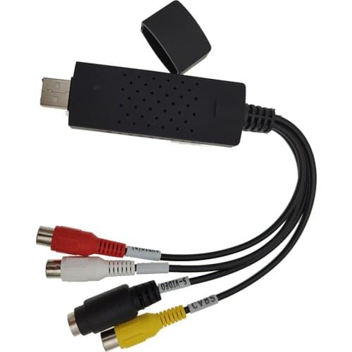 USB 2.0 Video Capture Grabber Card Audio Adapter USB For VHS Box VHS DVD VCR TV to Digital Converter for Windows 7 8 10
