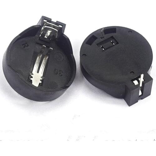10pcs!!! CR2032 button battery direct socket universal battery holder 3V button battery holder