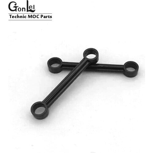 10Pcs/lot High-Tech Parts Links Building Blocks Tie Rod 1x6 without Stopper Steering MOC Bricks DIY Toys Compatible 32005 Parts