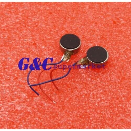 10PCS Coin Flat Vibrating Micro Motor DC 3V 8mm For Pager and Cell Phone Mobile diy electronics