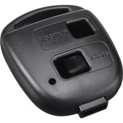 2 Buttons Car Key Pad Switch Remote Car Key Cover Case Fit for Toyota RAV4 Yaris Prado Corolla Land Cruiser Previa Accessories