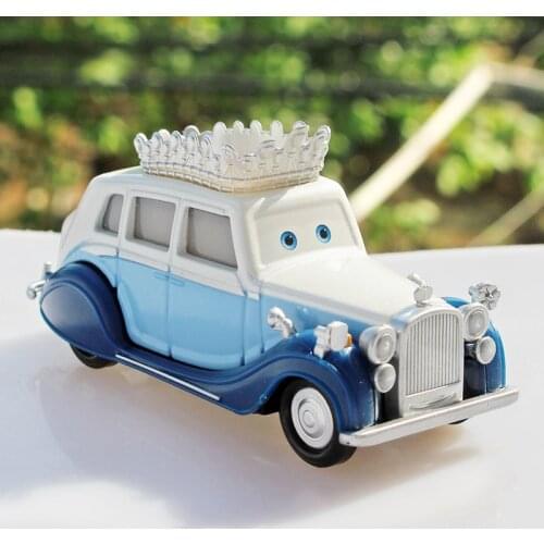 Disney Cartoon Movies Pixar Cars 2pcs The Queen London Buckingham Metal Diecast Model Alloy Toys Cars Best Gifts For Childrens