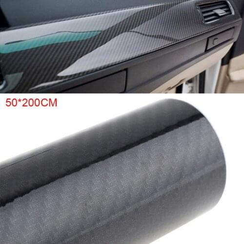 200 x 50 CM 5D Carbon Fiber Bright Surface Any Clipping Thickening Decorative Car Sticker for Motorcycle/Electronic Product/Home