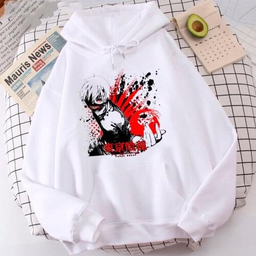 2021 Tokyo Ghoul Japanese Anime Hoodie Sweatshirt Men Women Kaneki Ken Eye Streetwear Harajuku Winter Oversize Unisex Hoody