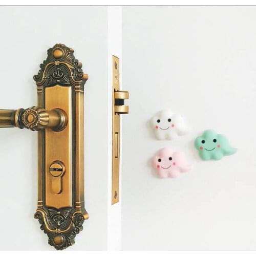 Baby safety Crash Pad Door Stop 3Pcs Door Doorknob Back Wall Protector Shockproof Crash Pad Door Stop Accessories