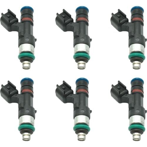 6PCS Fuel Injector Nozzle For Buick Enclave 3.6L V6 2007-2010 Saturn For GMC 12602223 0 280 158 154 0280158154