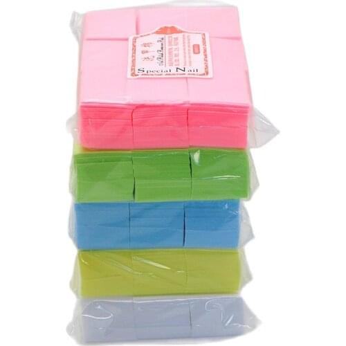 600 pcs nail cotton pads nail polish remover wipe lint free wiper Manicure nail wipes (13-8) Nail Cotton/ Removal Cleaning Towel