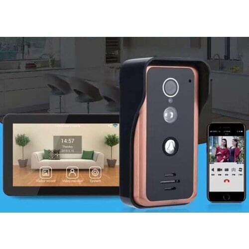 9 Inch Wireless WIFI IP Video Doorbell Intercom Door Phone APP Remote Control