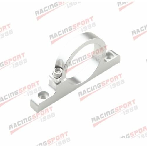 2" 50.8mm ID Aluminum Fuel Pump Bracket Billet Filter Clamp Cradle Silver