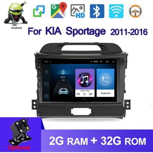 Android 10 2 din Car Stereo For KIA Sportage 2010-2016 Navigation GPS Wifi Bluetooth Android 9.1 Car Radio Multimedia Player
