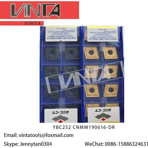 Free shipping high quality YBC251 YBC252 YBC351 YBC152 CNMM190616-DR cnc carbide turning inserts