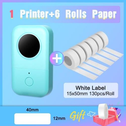 New Version Phomemo D30 Smart Mini Label Maker Wireless Thermal Label Machine Compatible with IOS and Android System