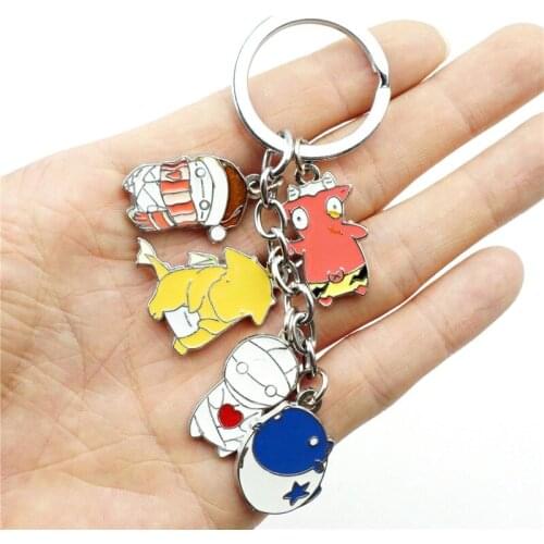 How To Keep A Mummy Keychains Keyring 5 In 1 Alloy Metal Pendant Key Ring Anime Cartoon Figures Keychain Accessories Gift