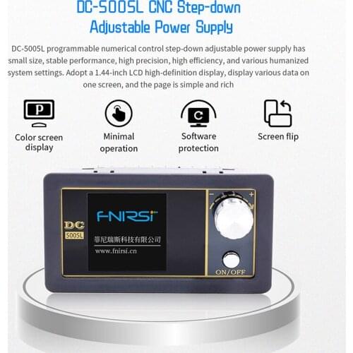 Digital Voltmeter Ammeter Wattmeter Constant Voltage Current Detector Programmable DP Buck Power Supply module 50V 5A